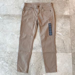 Uniqlo beige Skinny fit tapered ankle length pants